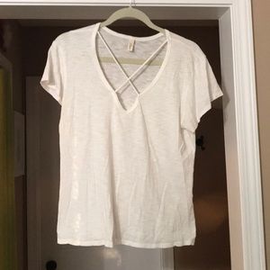 Short sleeve white shirt